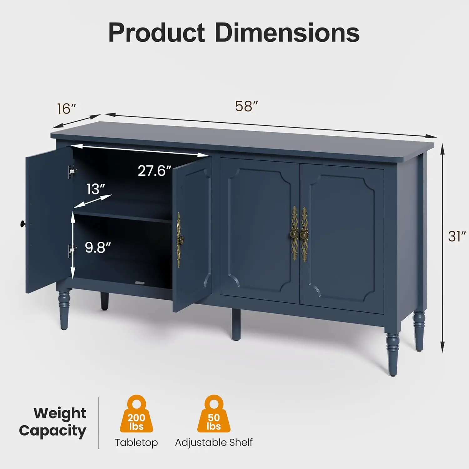 new Console Cabinet, 58