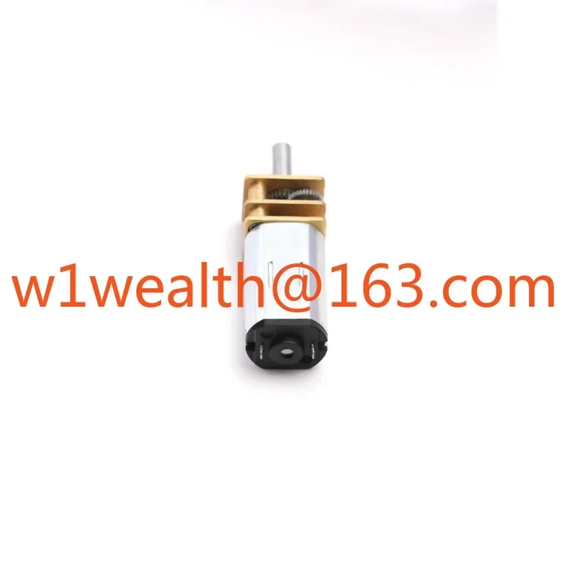 12GA-N30 miniature gearbox motor 3V6V12V metal gear low speed adjustable small motor smart lock