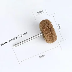 10Pcs Dental Lab Laboratory Polishing Buff Brush Wheel Rotary Tools 2.35mm HP Shank Dentistry Odontologia Free Shipping