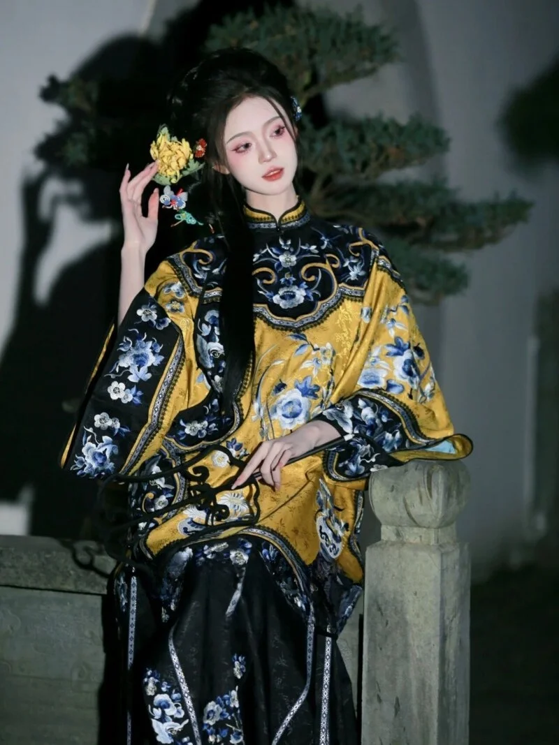Vestido Hanfu Tradicional Impreso Mujer - usage example