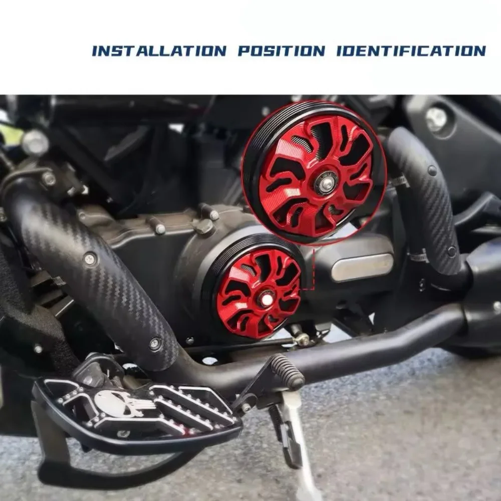 FOR BENDA Dark Flag 500 modified electromagnetic cover decorative cover engine electromagnetic rotating