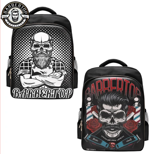 Bolsa de almacenamiento para peluquero, mochila de gran capacidad para salón de belleza y maquillaje, multifuncional, impermeable, para viaje, herramienta de peluquería