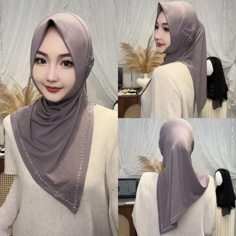 Head Cover 2026 Ready to Wear, Muslim, Sweet Girls Casual Mesh Hijab