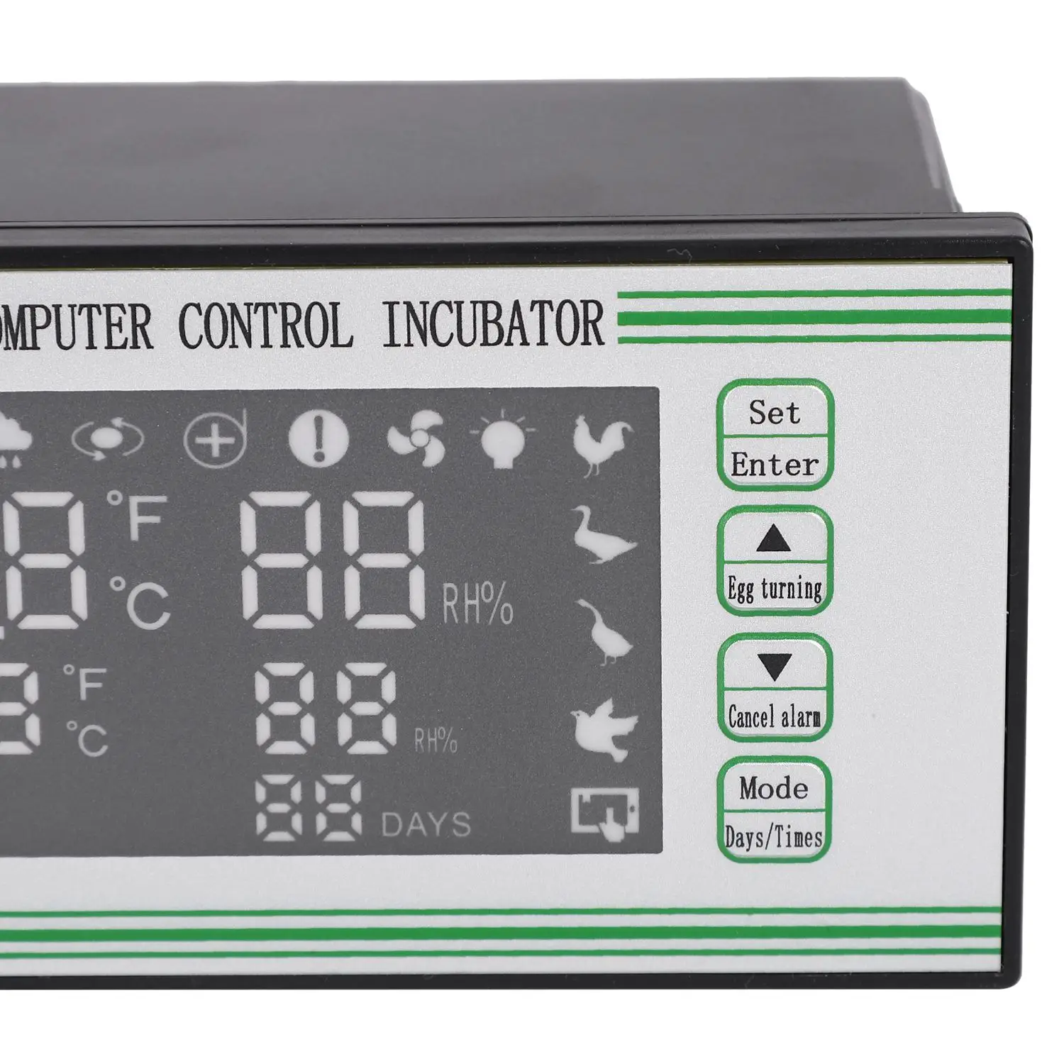 Imagem -05 - Egg Incubadora Controlador Termostato Higrostato Controle Automático Completo Xm18s