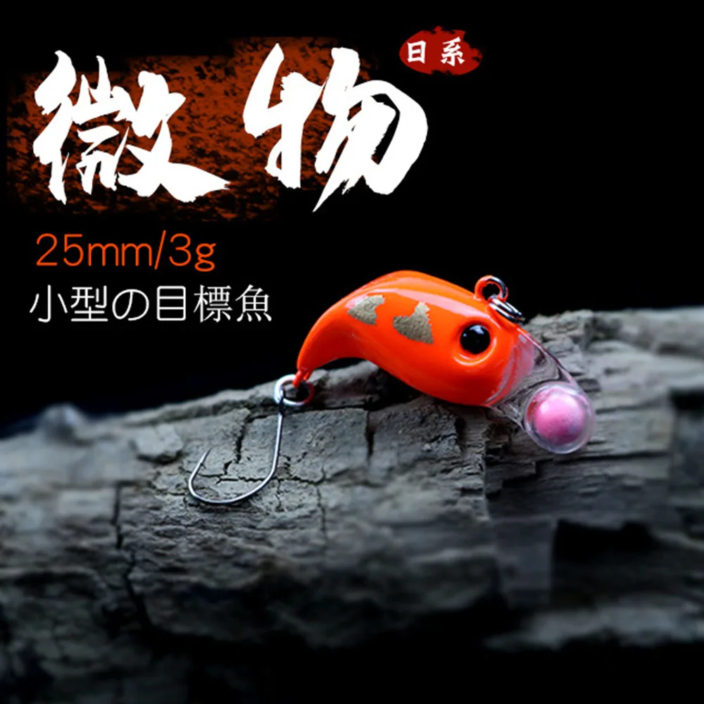 HISTOLURE  Single Hook Trout Fishing lures 32mm 2.5g VIB Spinner Casting Bait Sinking Minnow Wobbler Crank Fishing Tackle