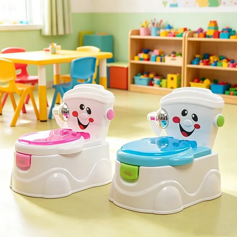 

Portable Cartoon Car Baby Potty Chair Child Toilet Seat Practical Training Pot For Boys Girls Kids Indoor WC Daily Use Supplies