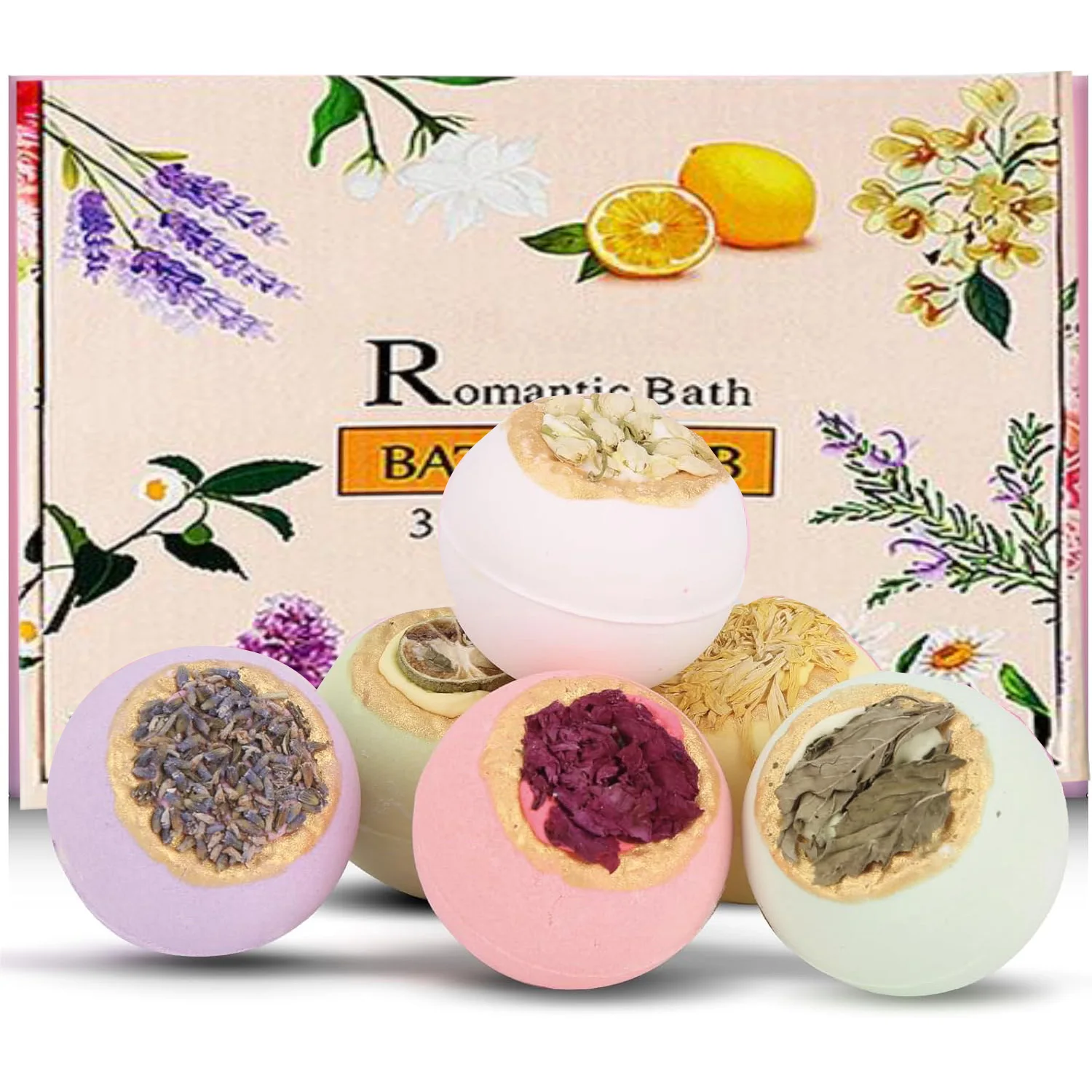 coffret-cadeau-de-9-bombes-de-bain-naturelles-aux-fleurs-–-lavande-rose-citron-–-fleurs-veritables-huiles-essentielles-biologiques-–-soins-et-cadeaux