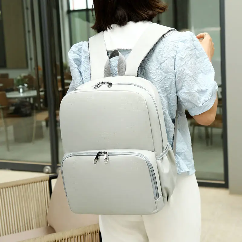 Fashion diaper bag backpack baby bag suitable for mommy travel bag storage bag baby stroller bag pregnant woman bag student bag