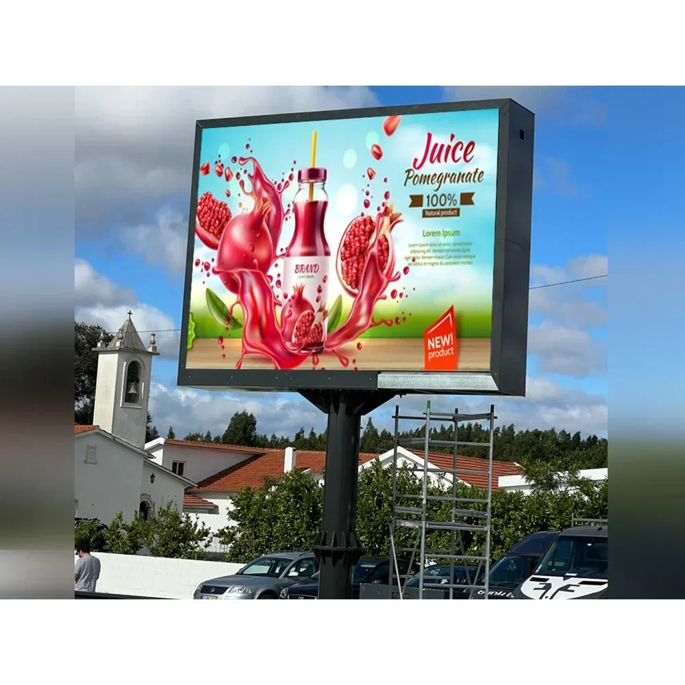 

P10 Outdoor LED Display Aluminum Screen Panel Double Sided Electronic Digital Billboard Waterproof Advertising Banner
