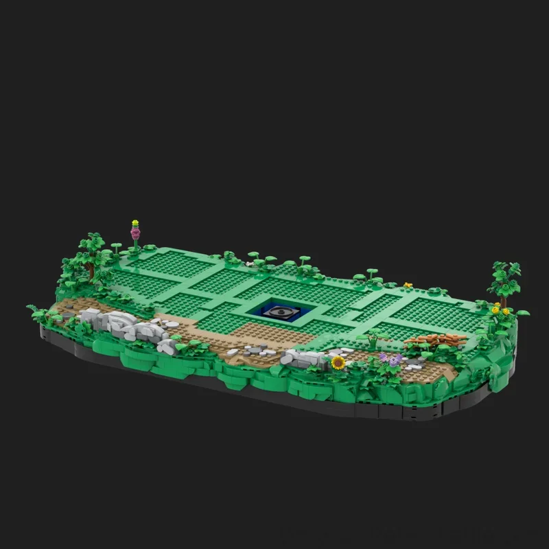 MOC Town House Expansion Assembly Bricks Fit Building Blocks Architecture MOC The Shire Shelf Sized Display Toys Blocks