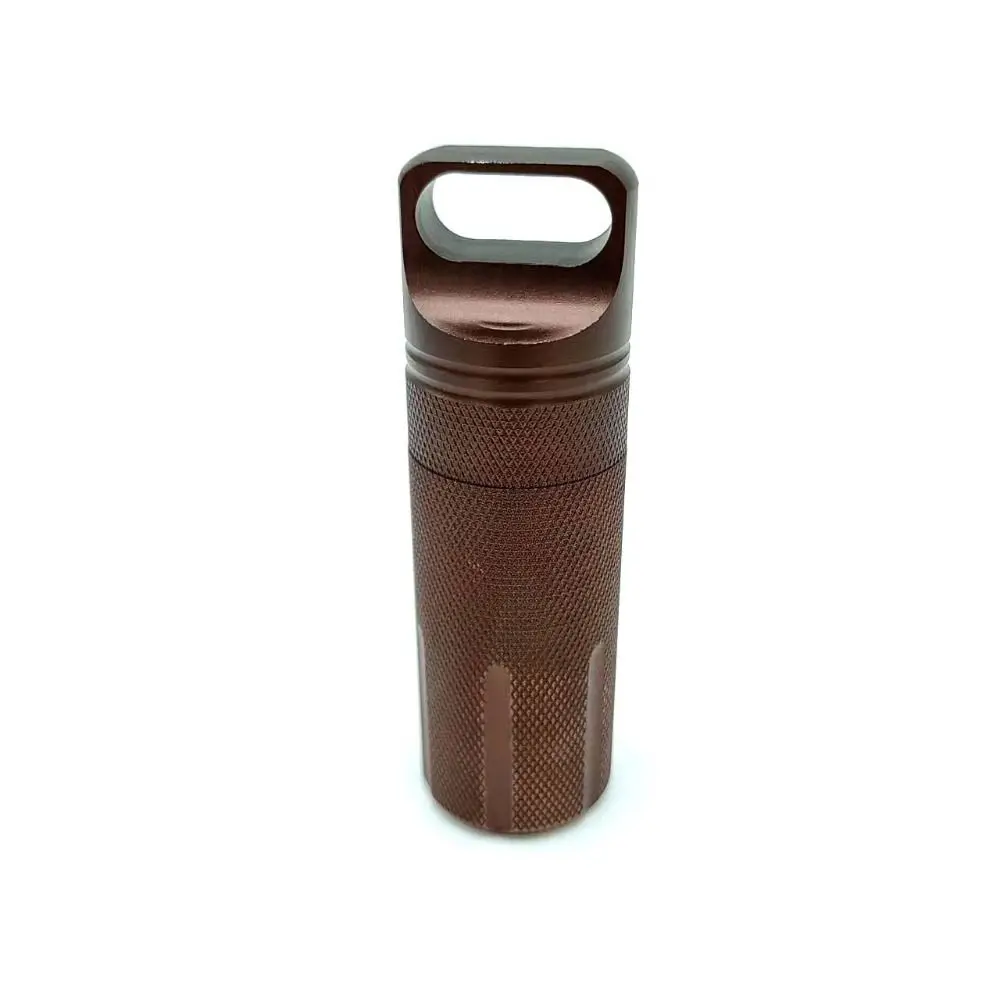

Bottle Waterproof Box Keychain EDC Tool Irregular Jar Seal Bottle Waterproof Bottle Waterproof Canister Outdoor Pill Tank