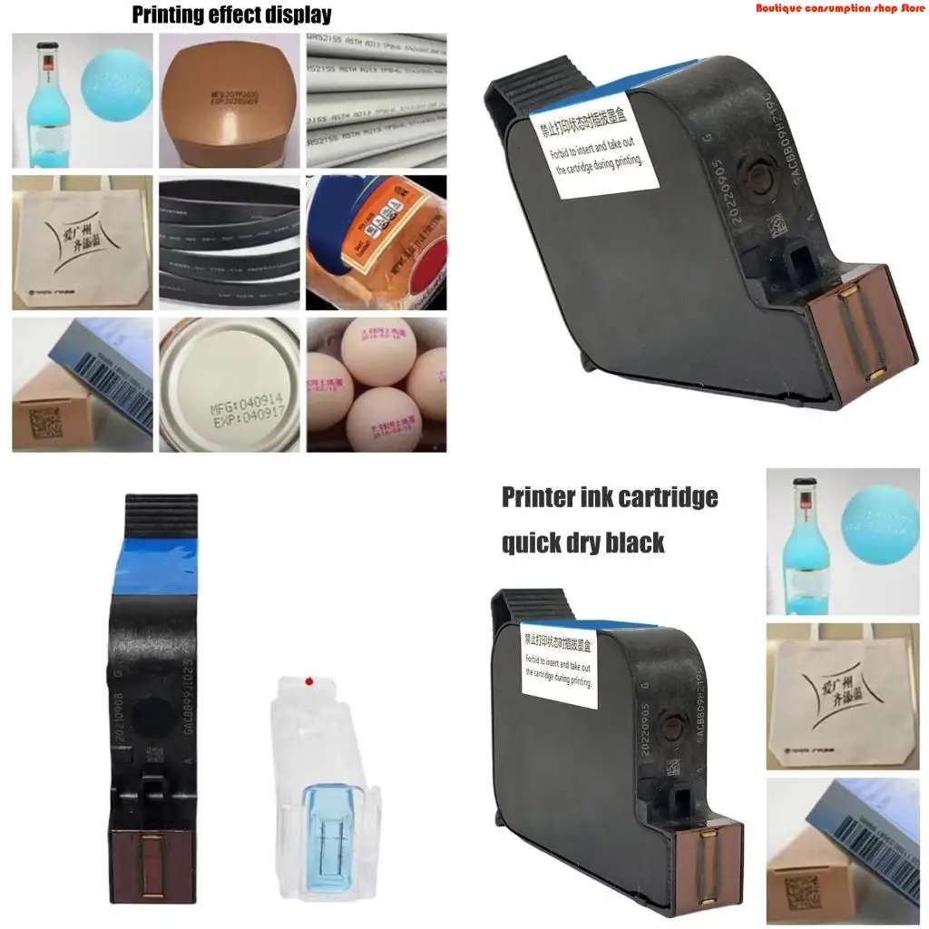 L9NA BT2580P Black Print Replacement Cartridge High Efficiency for Handheld Printers, Smooth and Bright Printing