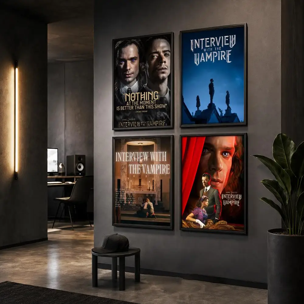 TV I-Interview With The Vampire Poster HD Home Wall Stickers House Hallway Living Room Bedroom Bar Office Decor Art Prints