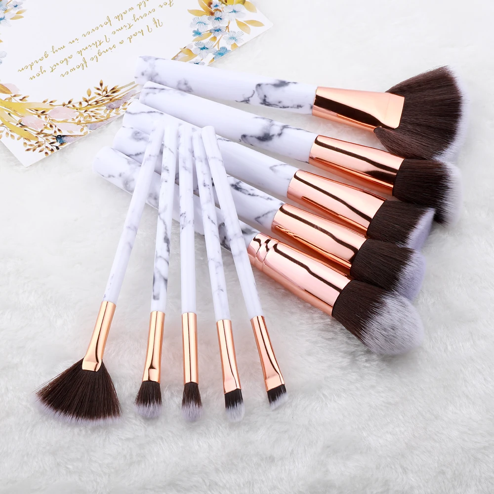 5-15 PCS White Makeup Brush Set, Premium Synthetic Brushes For Powder, Foundation, And Eyeshadow, Professional Cosmetic Tools