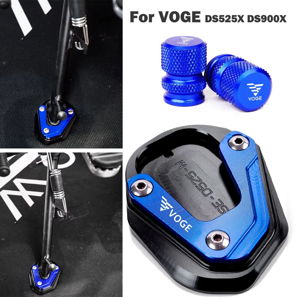 

For Loncin Voge Valico DS525X DS900X DSX525 DSX900 525DSX 2024 Motorcycle Kickstand Foot Side Stand Enlarger Extension Pad