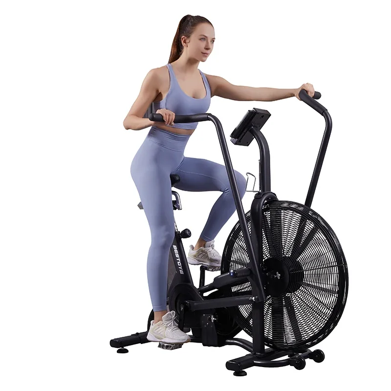 Hot Sell Factory Direct Sale Indoor Air Resistance Leg Exercise Health Aerobic Bike Air Bike Fitness Equipment