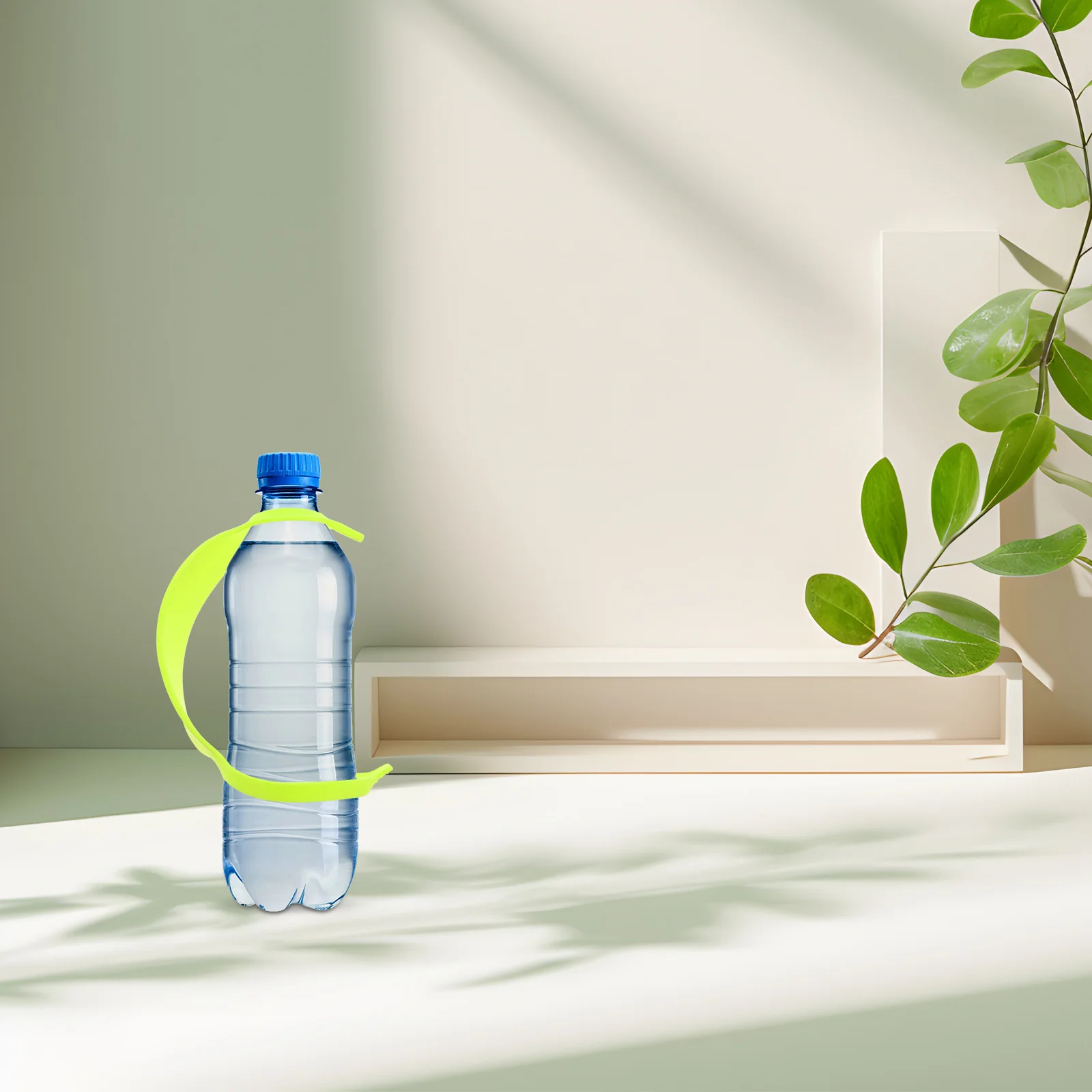 

4 pcs Outdoor Water Bottle Strap Silicone Handle For Hiking Cycling Climbing Sports Bottles Carrier Grip Lightweight Durable