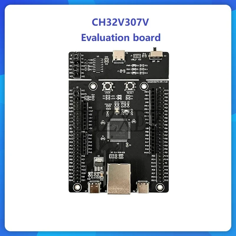 Scheda di valutazione CH32V307 originale al 100% Scheda di sistema EVT MCU Smart RISC-V4F Scheda demo CH32V307-EVT