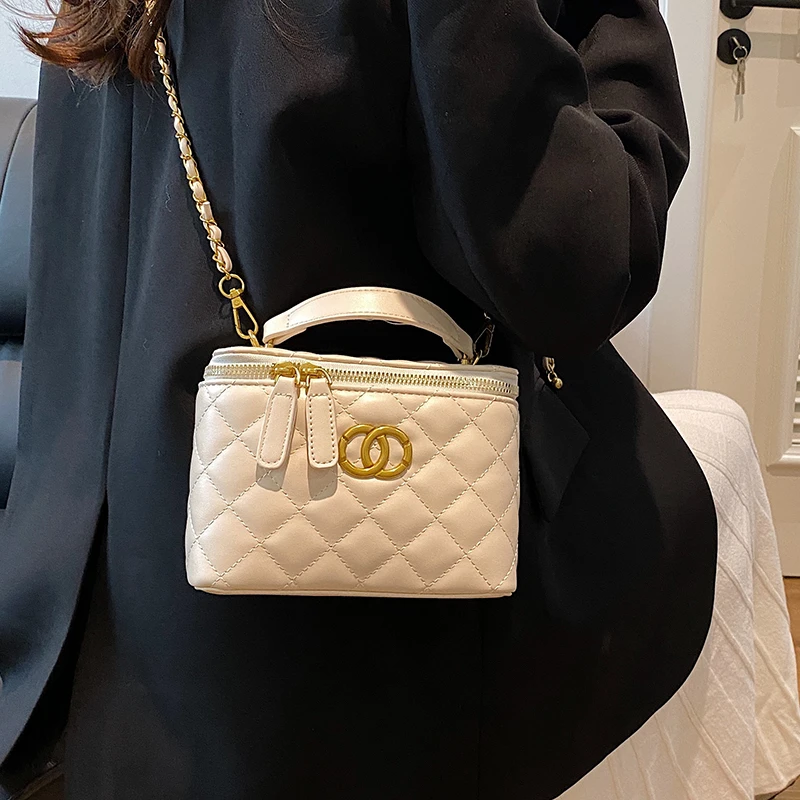 

Классическая однотонная пригородная сумка для женщин с парижской модной кожаной деталей и функциональным дизайном