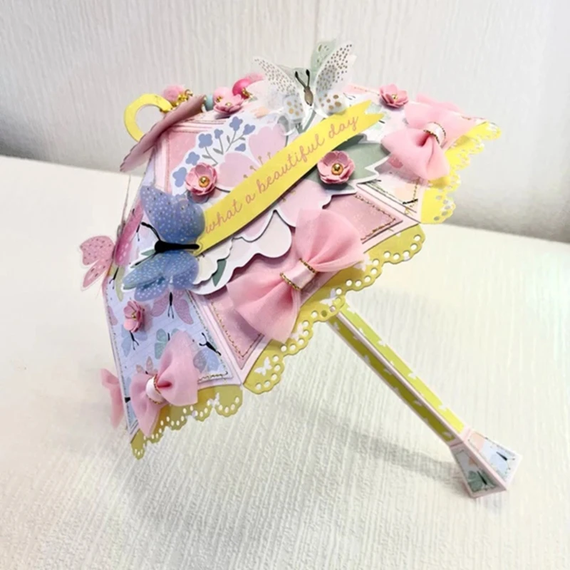 3D Umbrella Metal Cutting Dies for Scrapbooking