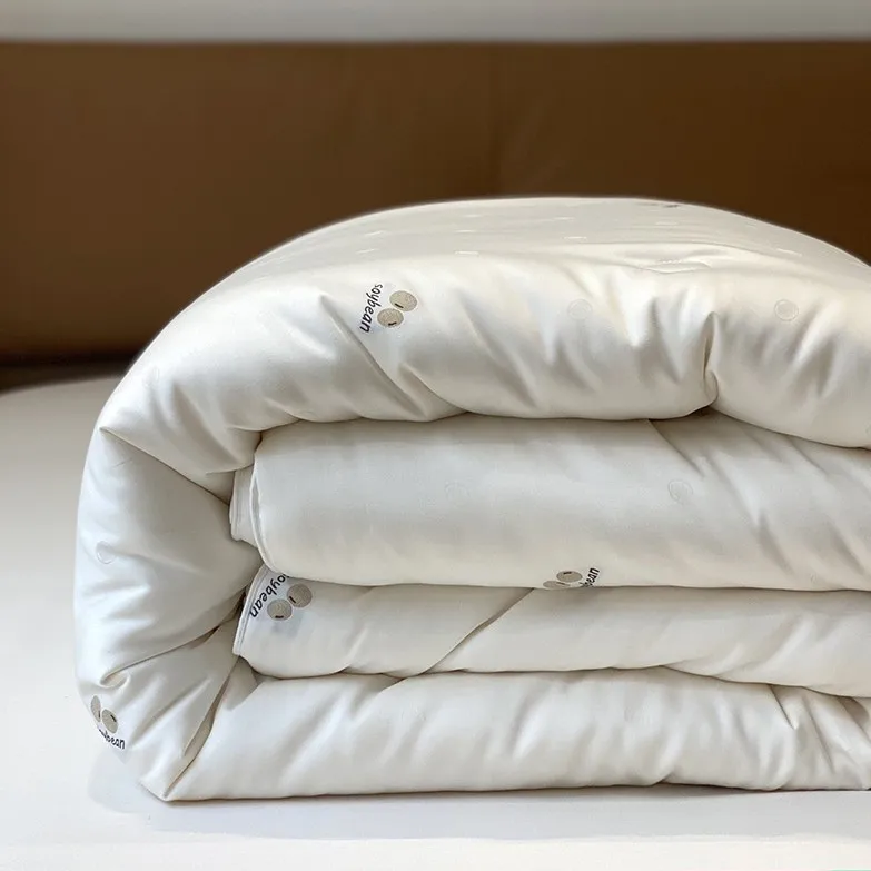 

Customizable light luxury bean aesthetic cut 51 soybean fiber spring and autumn thick winter and summer quilt