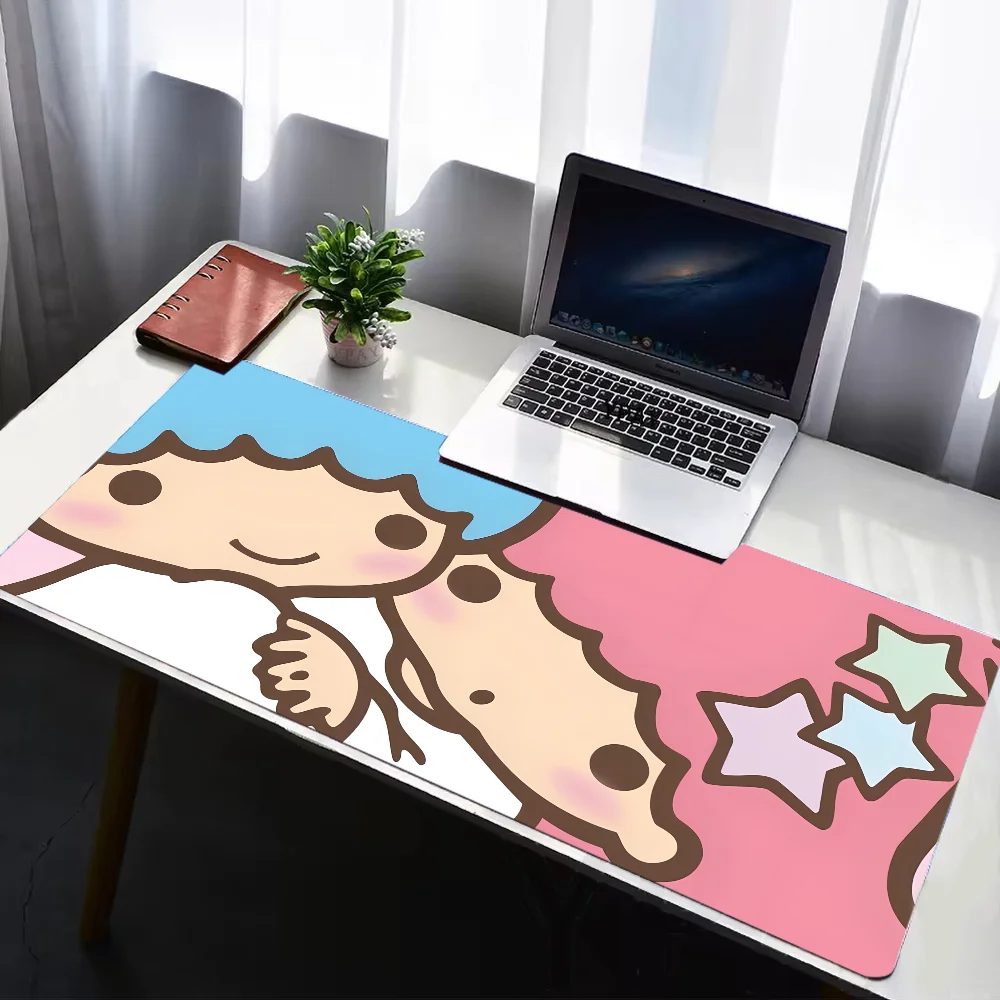 L-Little Twin S-Stars Mousepad Mouse Pad Laptop Gaming Accessories Mousepad Large Desk Mat Computer Gamer Keyboard Rug Carpet