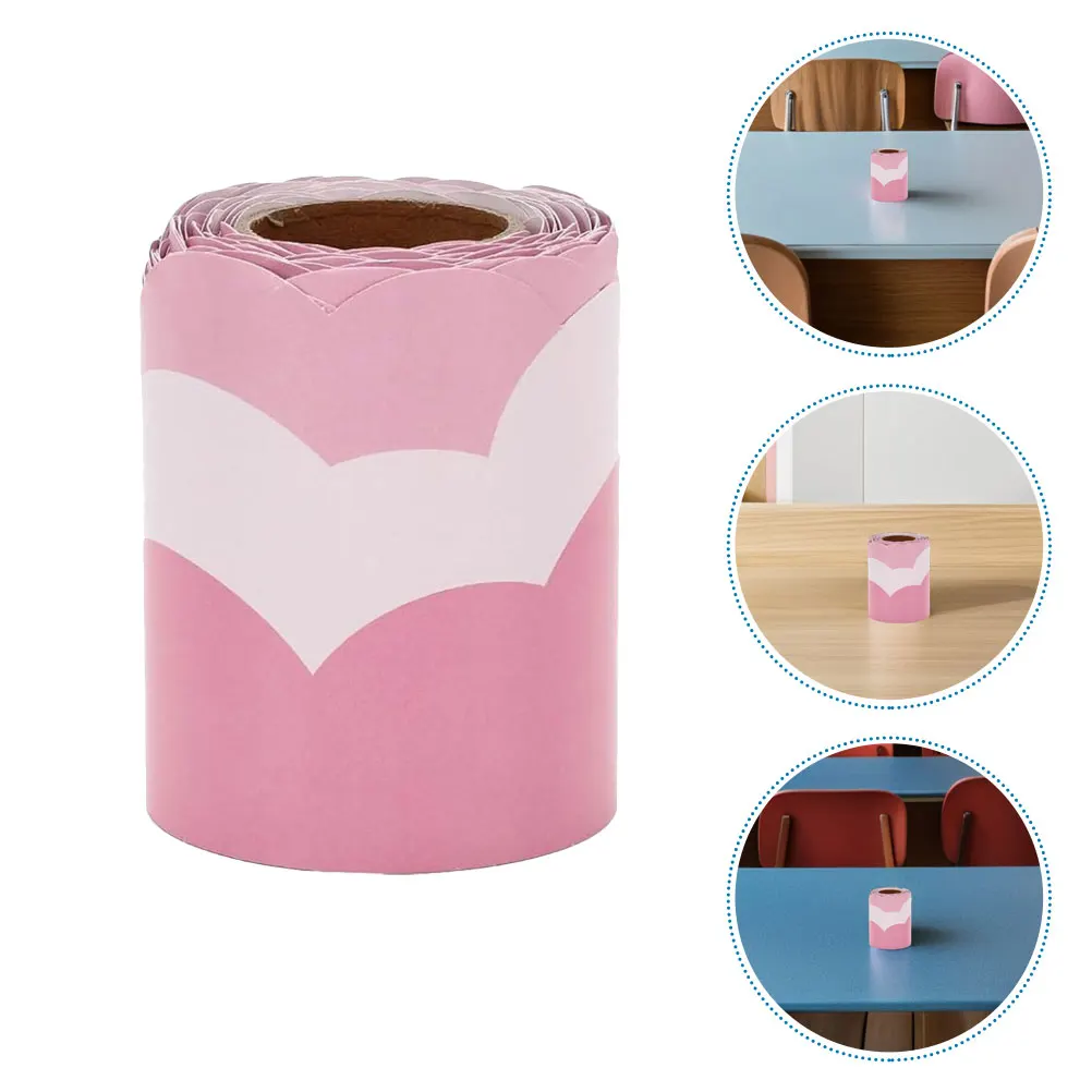 

Blackboard Cloud Border Sticker Office Coated Paper Stickers Die Cut Trim for Bulletin