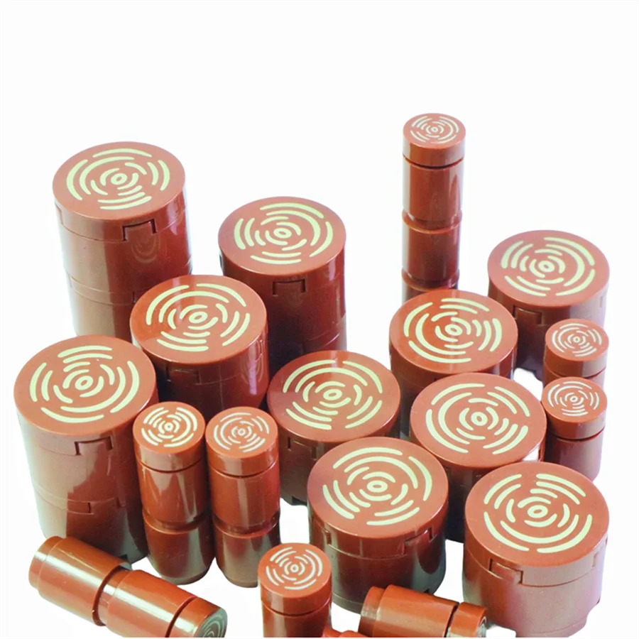 50 قطعة من مكعبات بناء جذع شجرة بنية متوافقة مع كتل خشبية مجموعة إكسسوارات ذاتية الصنع لبناء غابة الغابة في المزرعة في المدينة #4