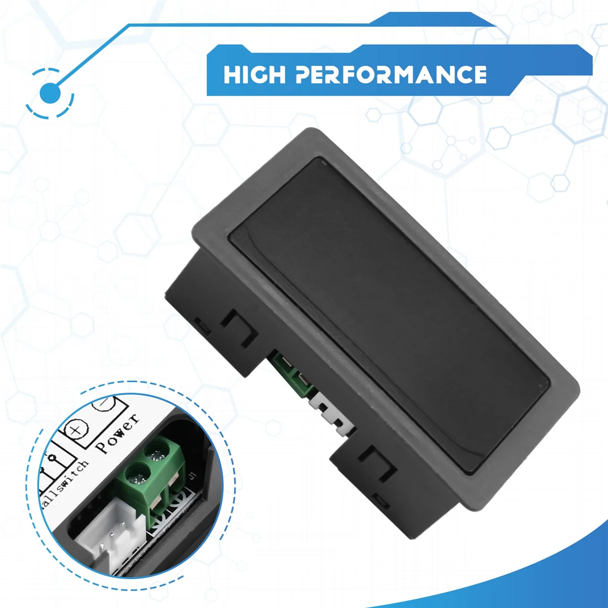 N18R 4 Display LED Digital Tacômetro RPM Medidor de Velocidade Tacômetro de Alta Precisão com Sensor de Interruptor de Proximidade Hall NPN