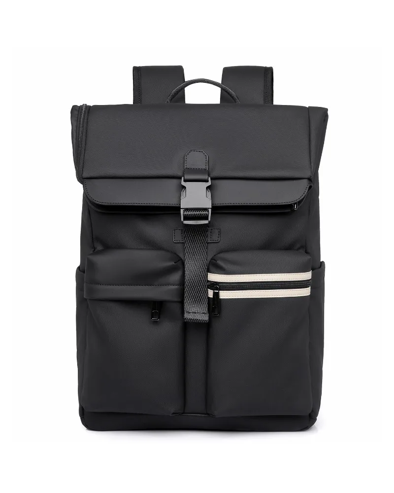 Backpack anti-splashing water burden reduction 15.6 computer bag old money wind backpack large capacity student schoolbag casual