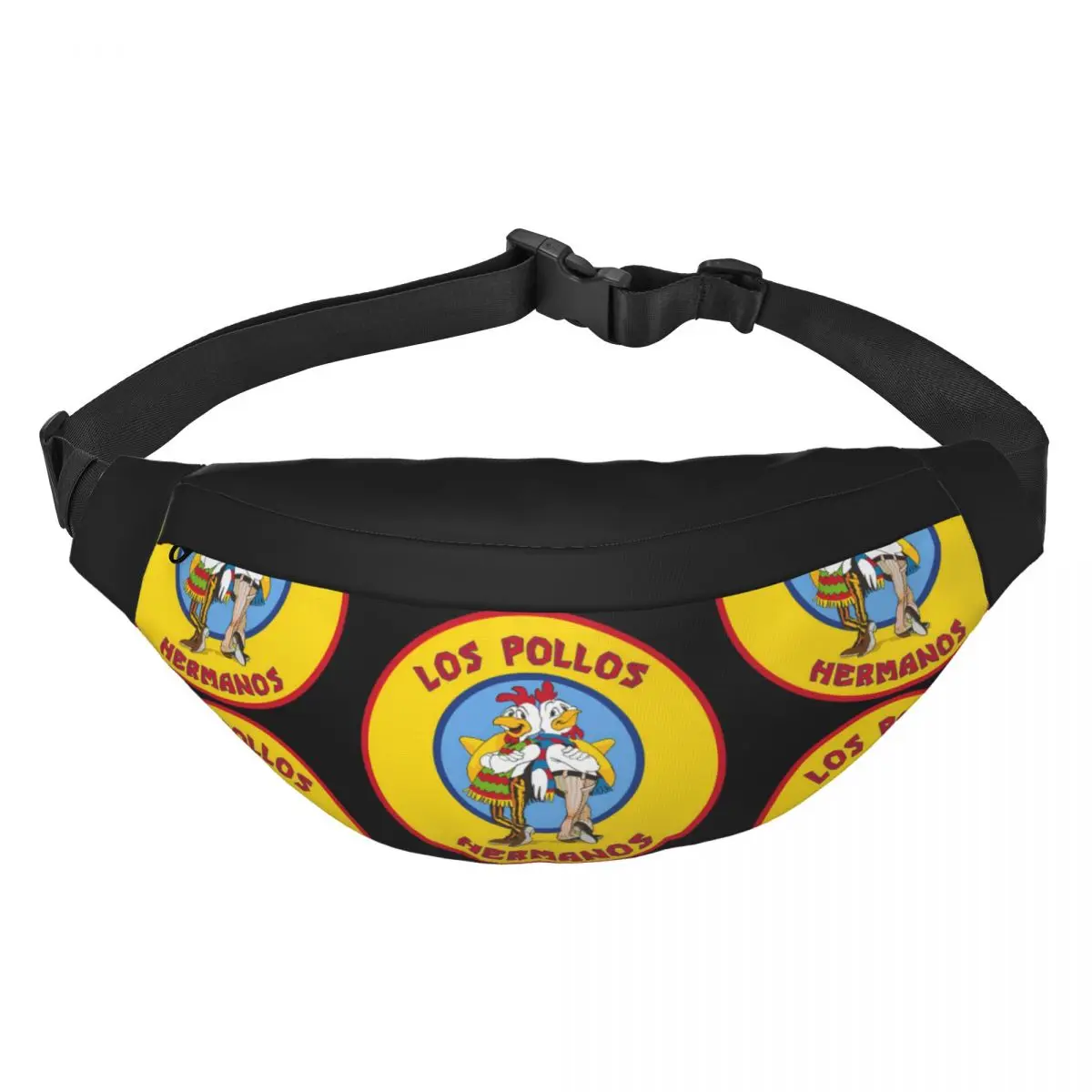 Los Pollos Hermanos Unisex Hüft tasche Multifunktions-Umhängetaschen Umhängetaschen Brusttaschen Kurztrip-Hüft tasche