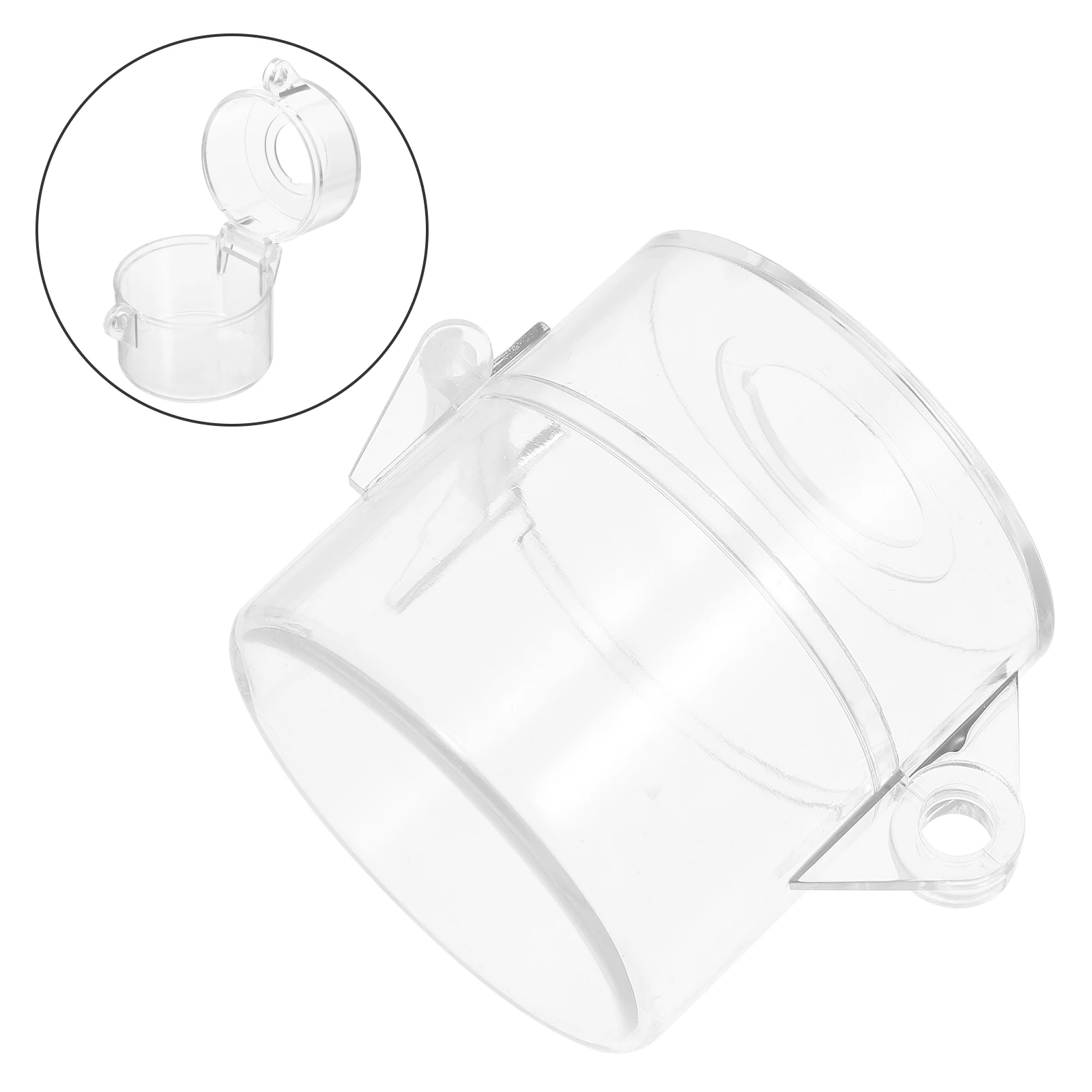 

Emergency Stop Button Protector Switch Guard 55X55mm Transparent ABS Push Button Protective Cover for Elevator Floor Safety