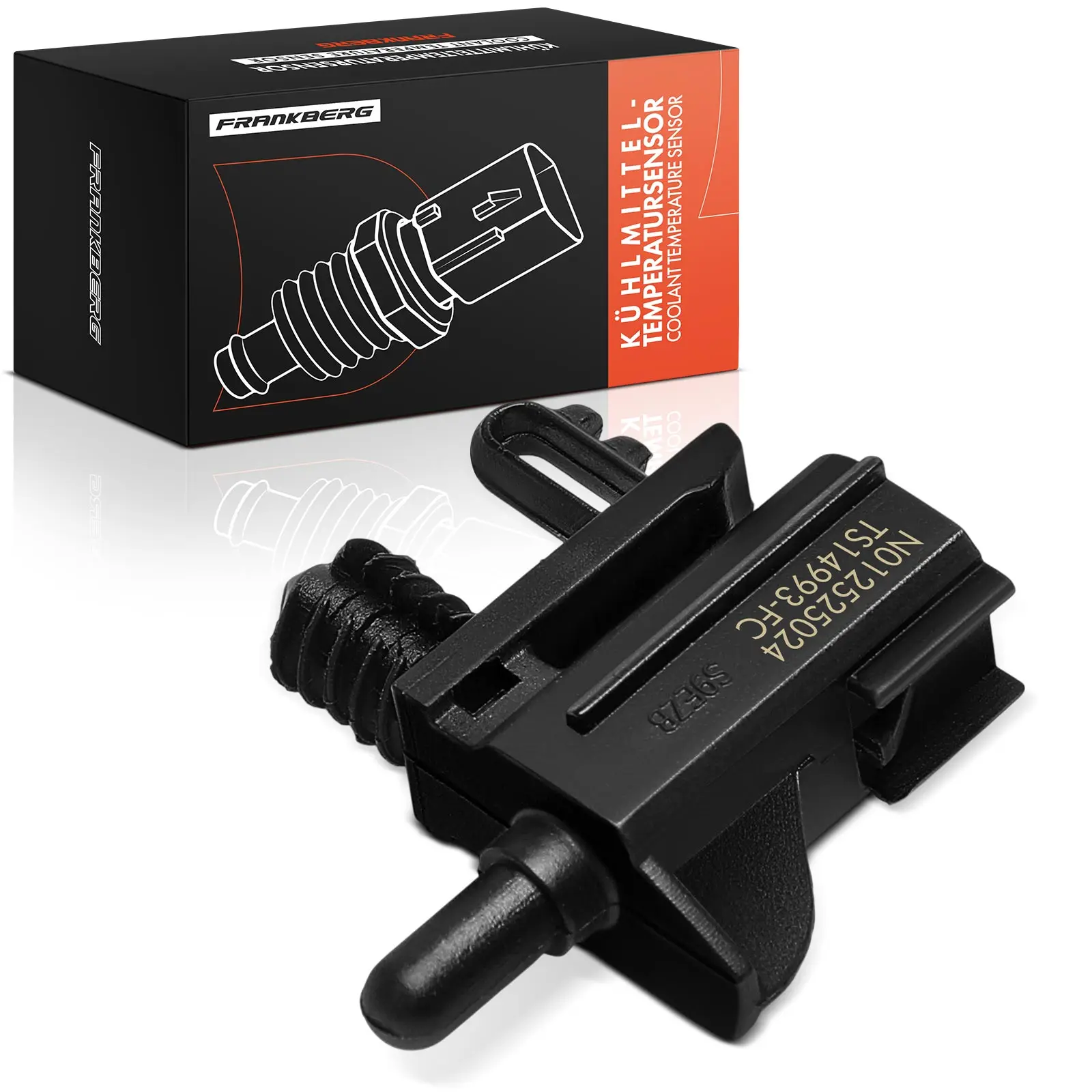 Frankberg 1x Koelvloeistoftemperatuursensor Temperatuursensor voor Ford Fiesta F-150 Escape Fusion AN0070 AU5Z12A647B DY1143 1814383