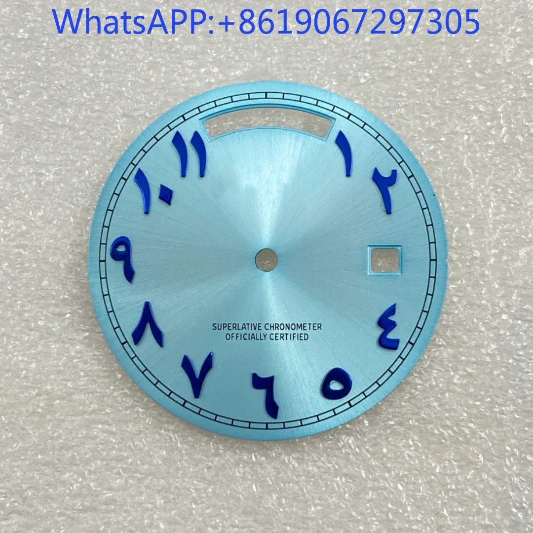 قرص أمة الله مناسب 8285 حركة أوتوماتيكية ميكانيكية أرقام عربية علامات ساعة وزارة الدفاع تاريخ ملحقات النوافذ الوجه #3