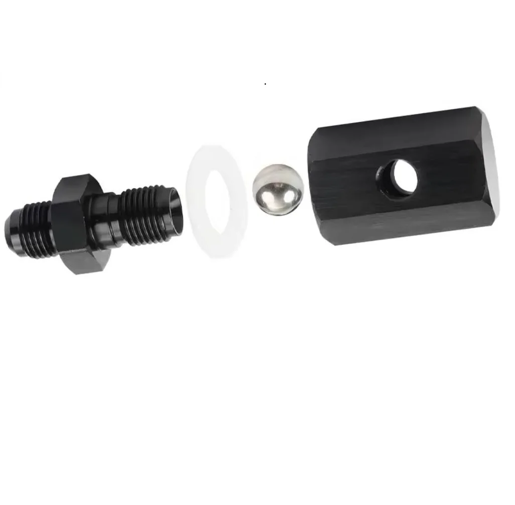 MG26-AN6/AN8/AN10 Fuel Tank Check Valve Aluminum Alloy Fuel Cell Safety Ventilation Valve Connector  For Versatile Use