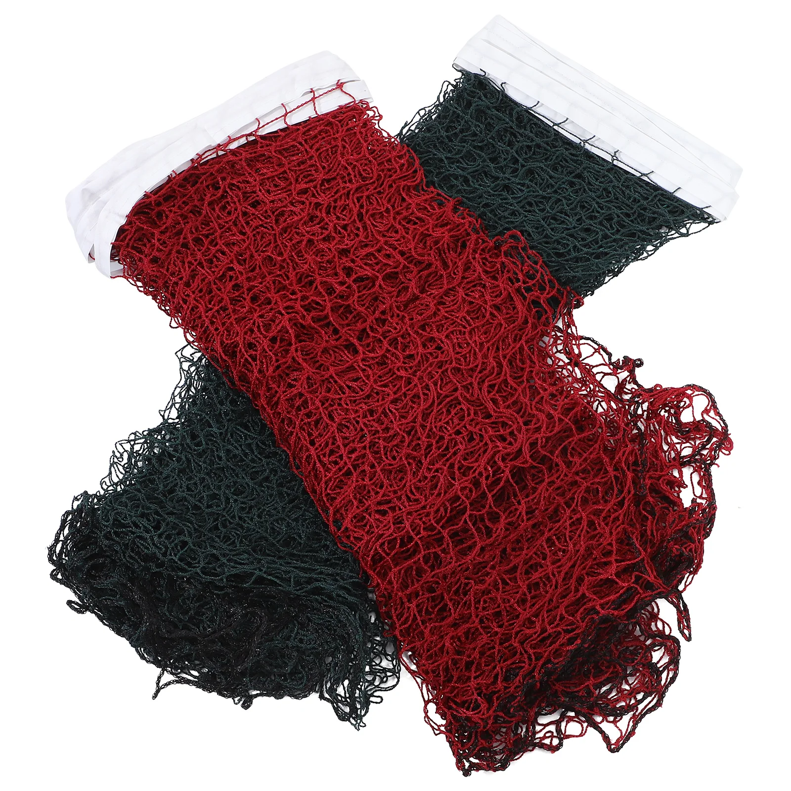 

2pcs Badminton Net Portable Foldable Outdoor Volleyball Equipment Red Green Adjustable Mesh Sport Set Kids Play