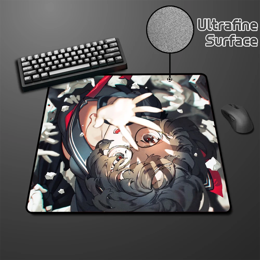 Professional Gaming Mouse Pad Premium Mousepad Anime Girl Speed Mouse Mat High Elastic Non-slip Bottom Desk Mat 45x40CM Desk Pad