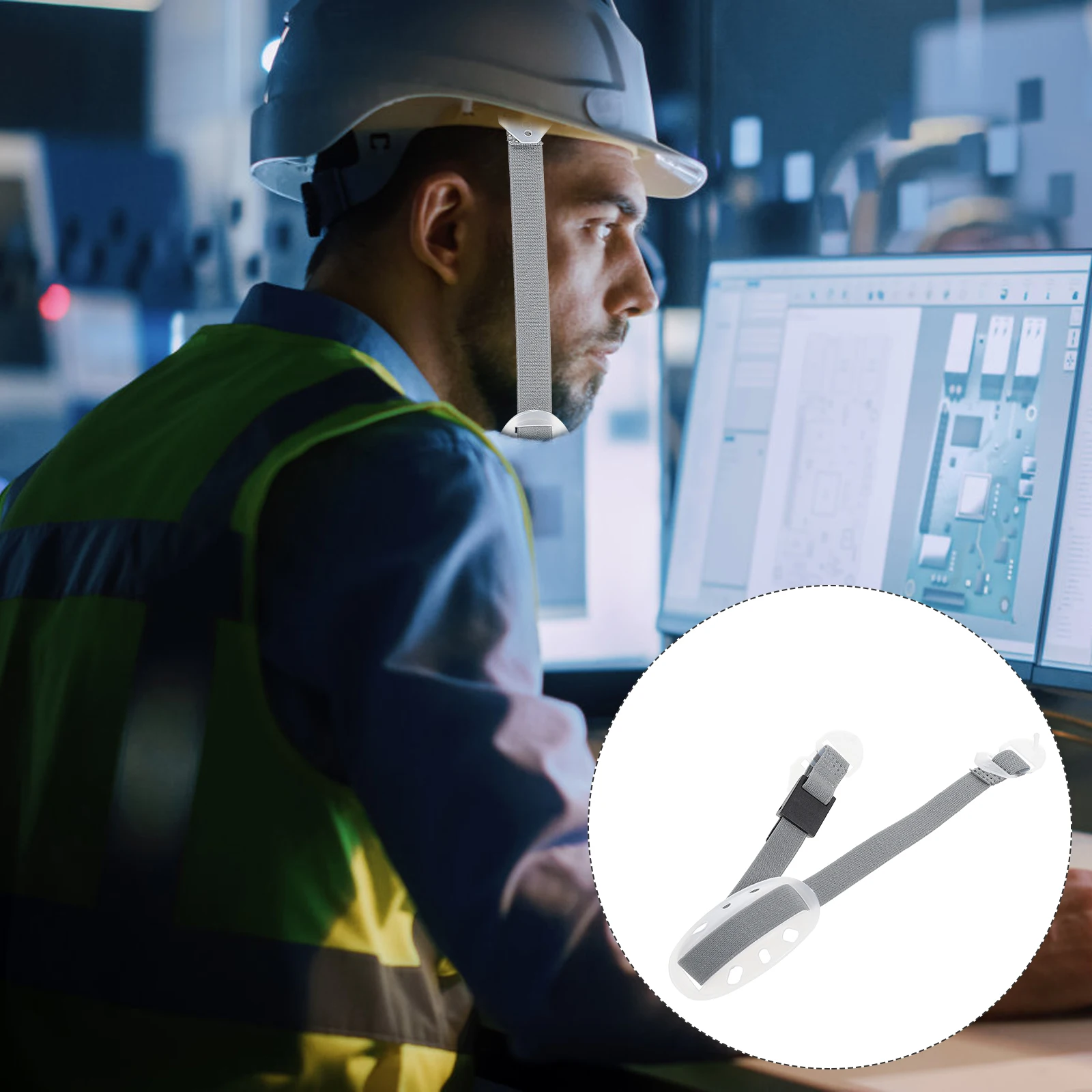 

Universal Adjustable Chin Strap Wear-Resistant Comfortable Hard Hat Safety Strap Protective Headgear Accessory