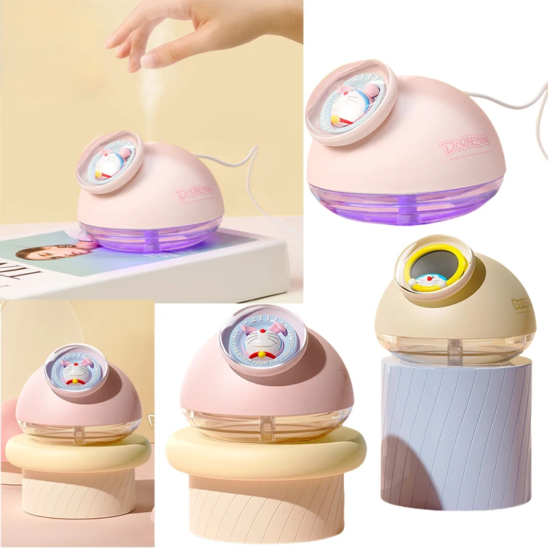 

Doraemon USB Charging Spray Humidifying Water Replenishing Equipment Animation Facial Mini Humidifier Bedroom Decoration Gifts