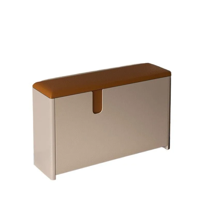 

Extremely narrow shoe changing stool, tipping bucket into the door of the home, you can sit on the shoe cabinet and stool