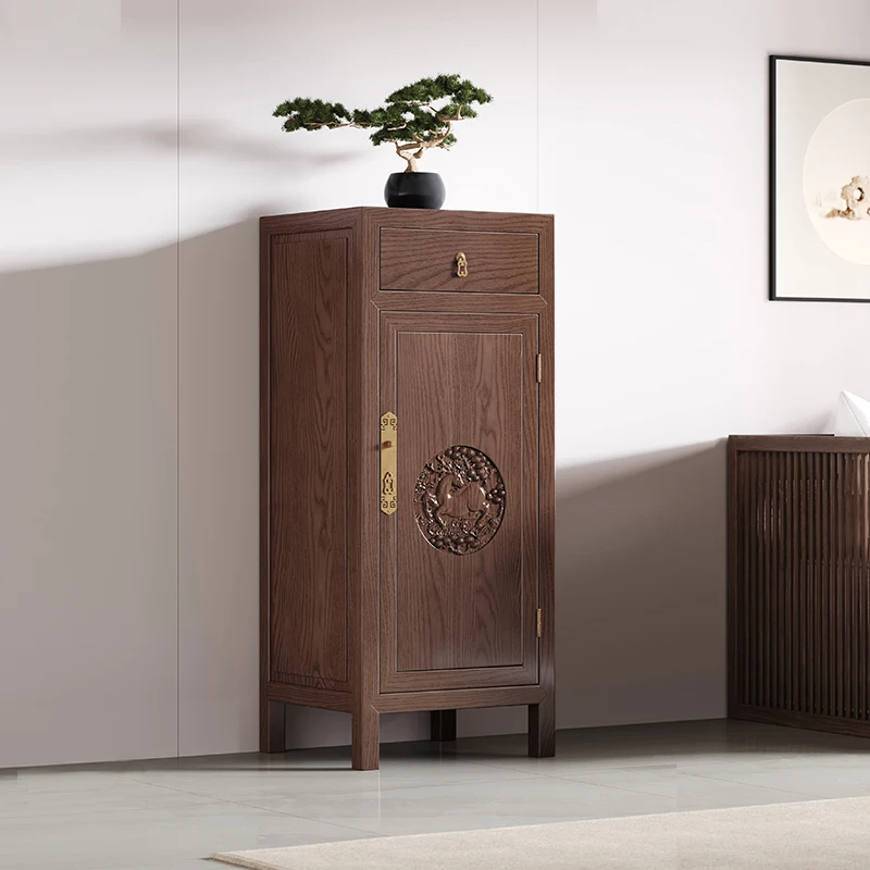 

Chinese classical entrance cabinet safe bedside table