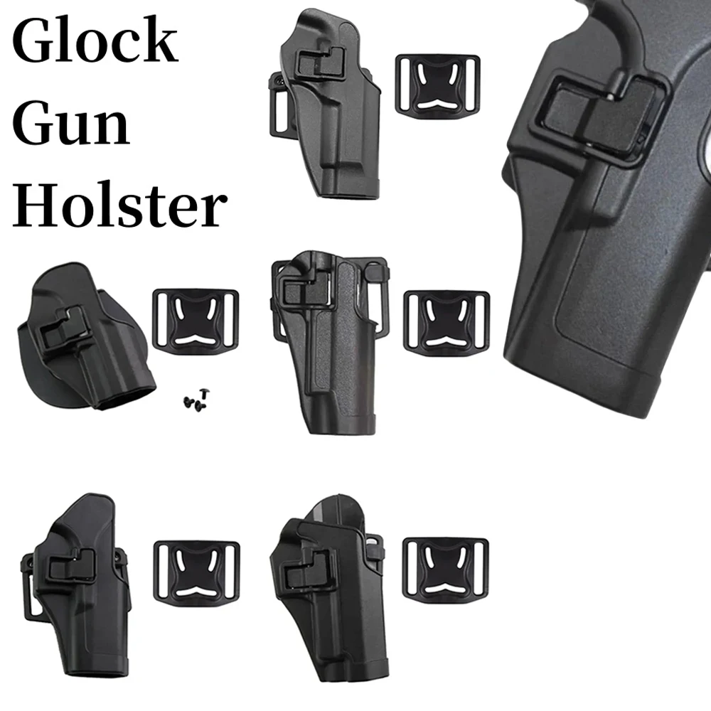 

Professional Tactical Gun Holster for Glock Tactical Pistol Holster Quick Draw for Glock 17 with Retention Holster for Duty Use
