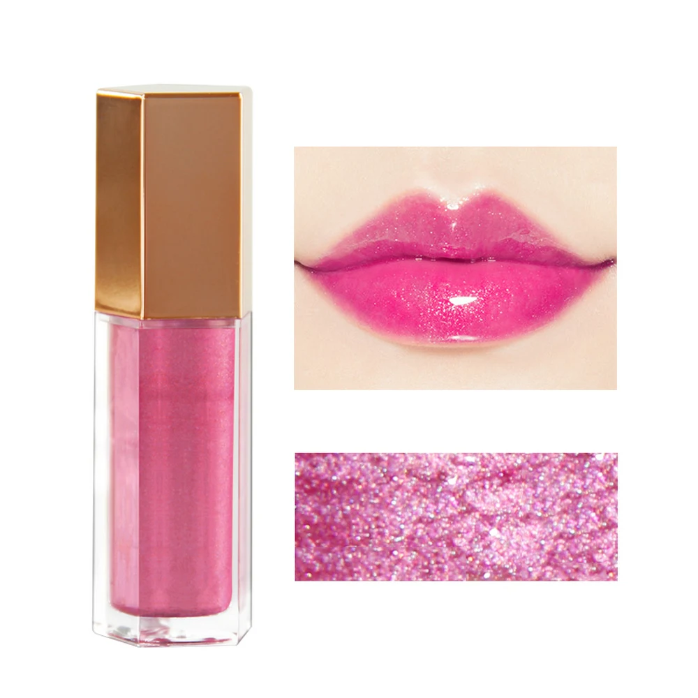 Speciale Prijs Make-Up Explosief Vochtig Parelmoer Glitter Lipgloss Lipvlek Fabriek Directe Verkoop Hydraterende Hydraterende Liqu