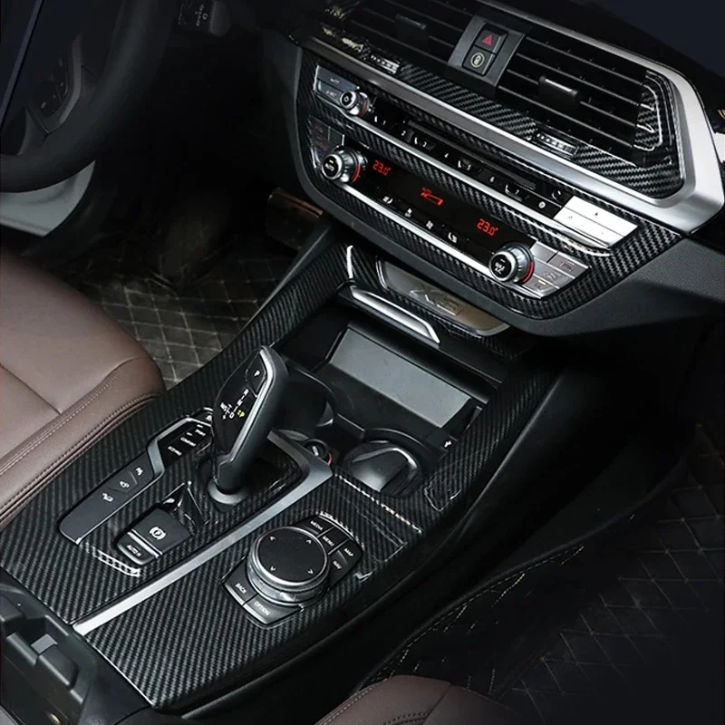 Interior Accessoires ABS Carbon Fiber Decoration Cover Trim LHD Fit For BMW X3 /X4 G01 G02 2018-2021 Car Styling