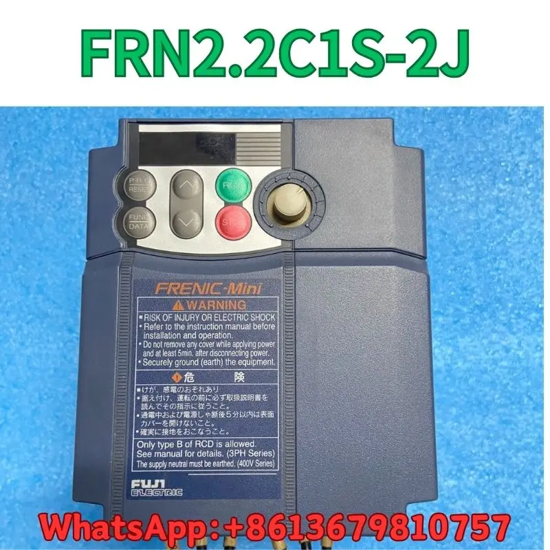 

second-hand FRN2.2C1S-2J frequency converter 220V/2.2KW test OK Fast Shipping