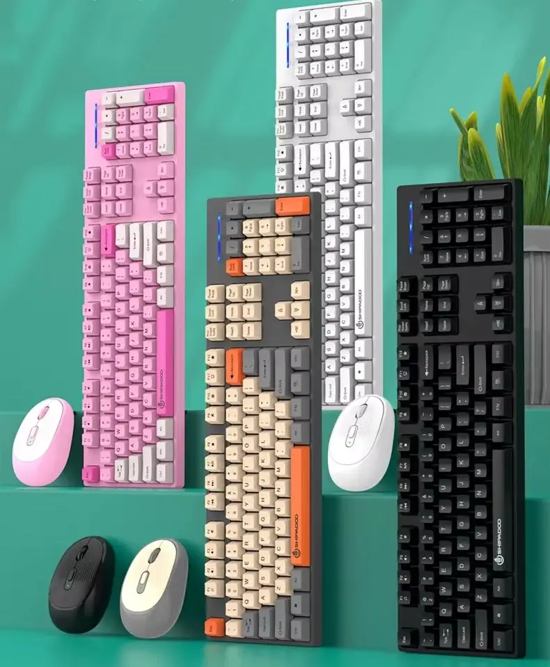 2.4G Office Wireless PC Keyboard and Mouse Combo Set Computer Wireless PC Accessories For Laptop Desktop School Study/Work - view 6