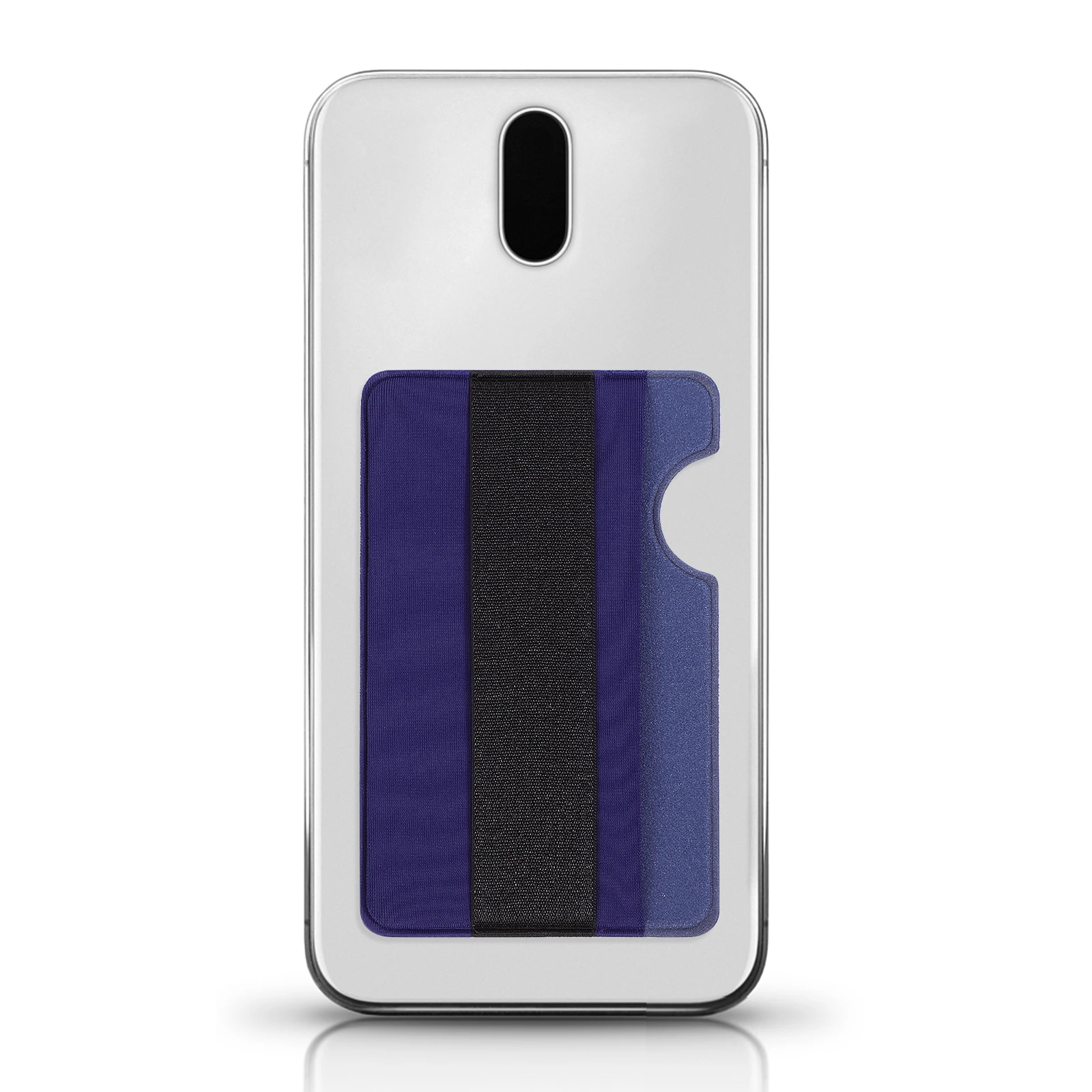 

1pc Stick On Cell Phone Wallet Phone Back Pocket Cellphone Holder Holder For Bus Cards Bank Cards Durable High Quality Material