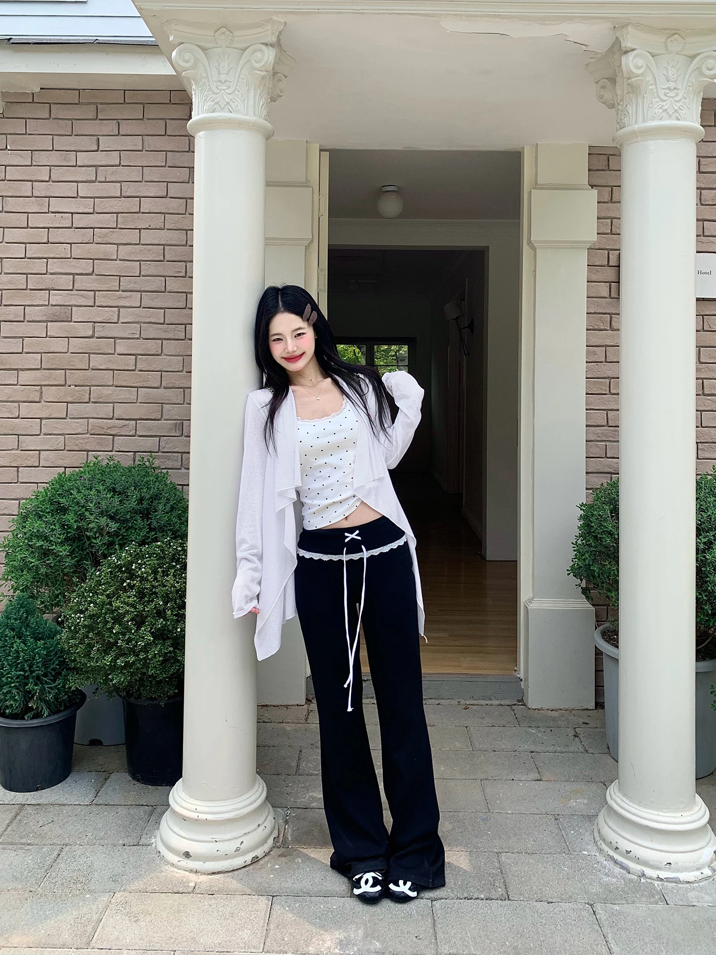 

Korean Style Lace Casual Pants Women's Summer Popular Draping Short plus Size Korean Version Long Trousers