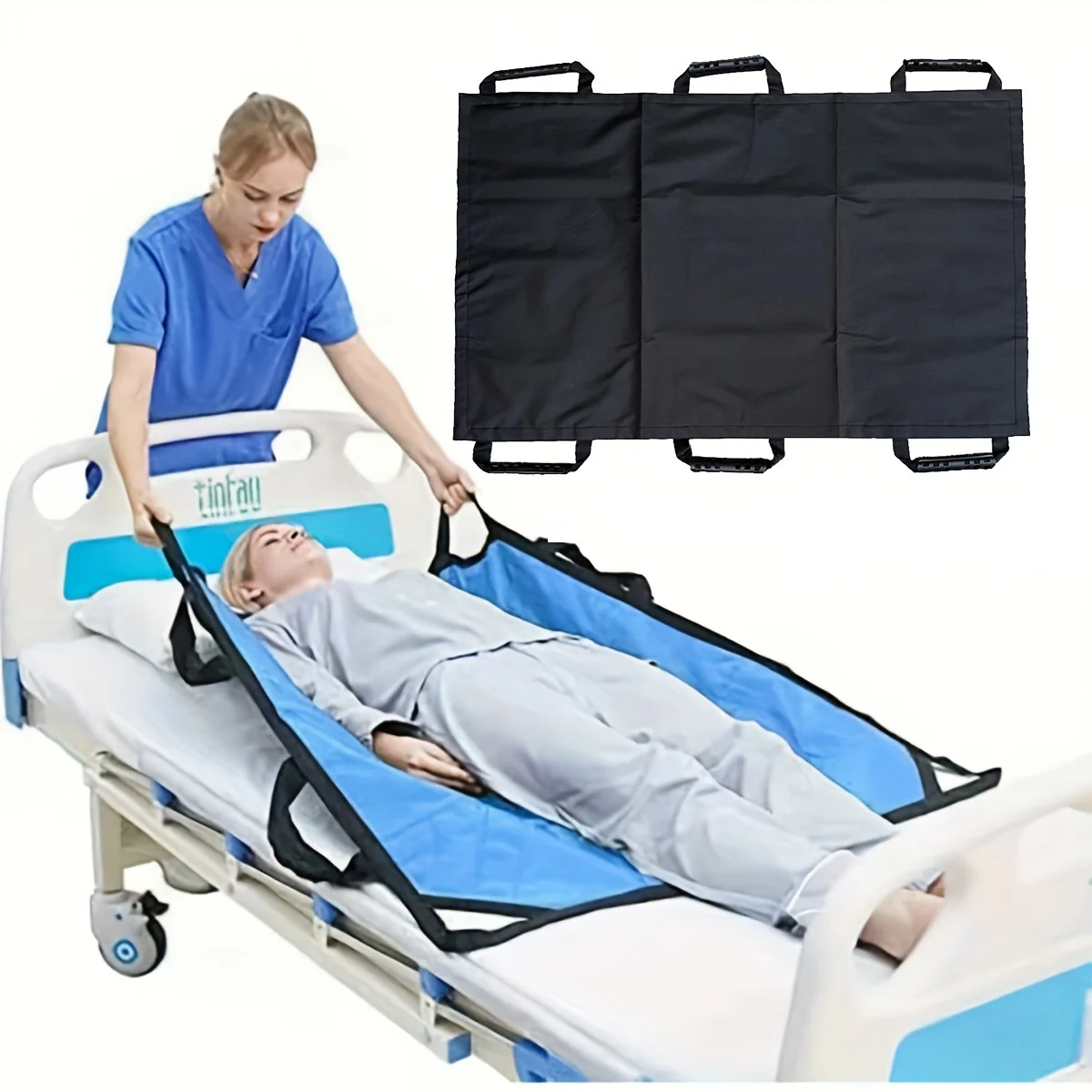 

Подушка для позиционирования пациента TransferEase — прочная, портативная и моющаяся, вместимость 440 фунтов.