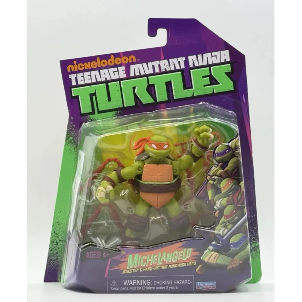 Żółwie Ninja 2012 animowany ruchomy Model Leonardo Raphael Michaelangelo Donatello Metalhead Shredder figurka Playmates